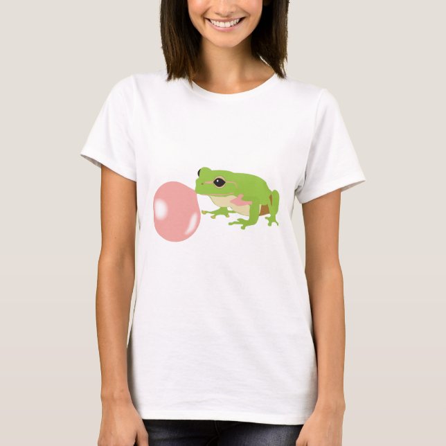 Camiseta Escarcha De Goma De Burbuja Bombilla (Anverso)