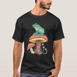 Camiseta Escarcha Estética Mushroom Forest Mushroom