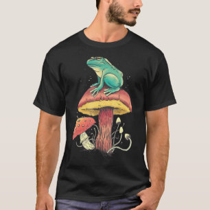 Camiseta Escarcha Estética Mushroom Forest Mushroom