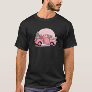 Camiseta Escarcha mágica de Navidades rosados