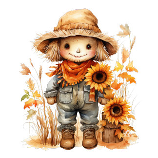 Camiseta Escarecrow con girasol