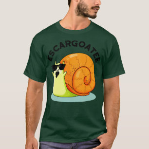 Camiseta Escargoatee Cute Caracol francés Escargot Pun 1