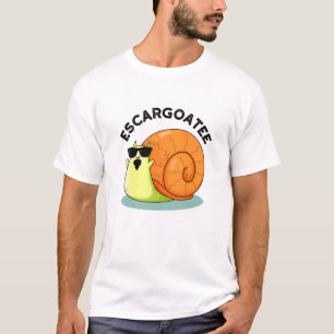 Camiseta Escargoatee Funny Snail Escargot Pun