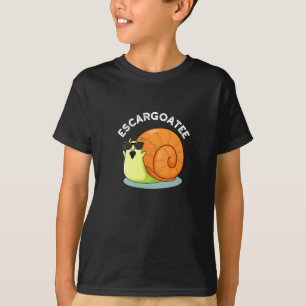 Camiseta Escargoatee Funny Snail Escargot Pun Dark BG