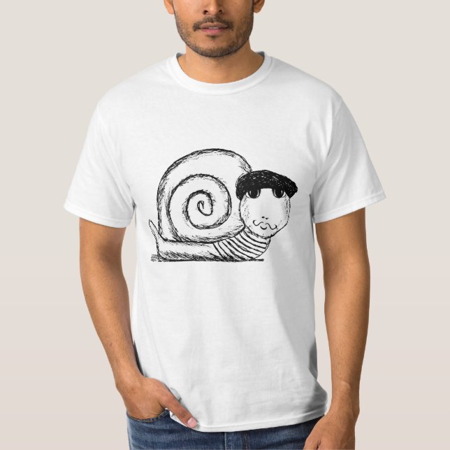 Camiseta Escargot francés (Anverso)