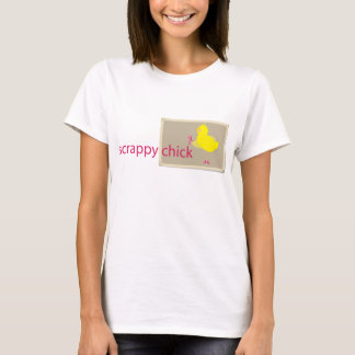 Camiseta escasa de Scrapbooking del polluelo