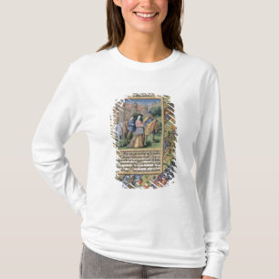 Camiseta Escena a partir de las 'horas de d'Orleans de