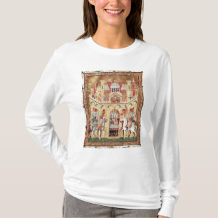 Camiseta Escena de batalla en las paredes de Jerusalén