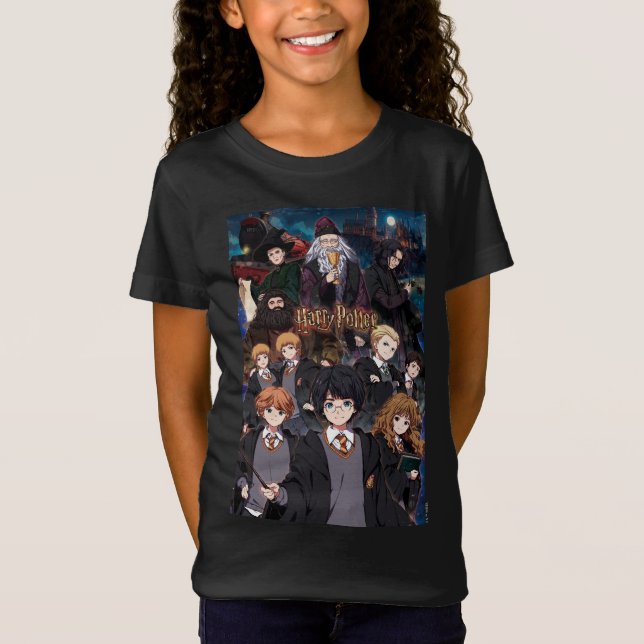 CAMISETA ESCENA DE CONJUNTO DE HARRY POTTER™ ANIMÉ (Anverso)