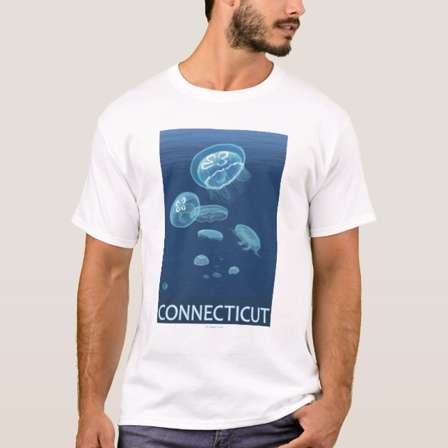 Camiseta Escena de ConnecticutJellyfish (Anverso)