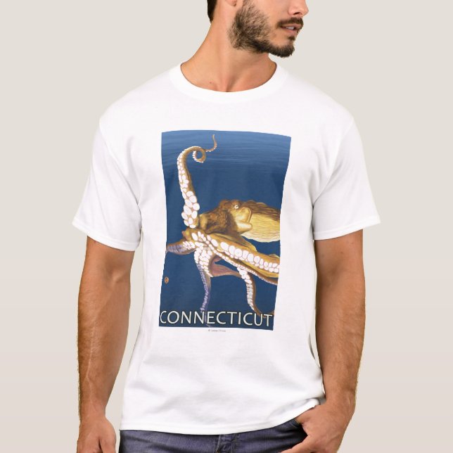 Camiseta Escena de ConnecticutOctopus (Anverso)