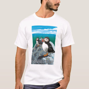 Camiseta Escena de ConnecticutPuffins
