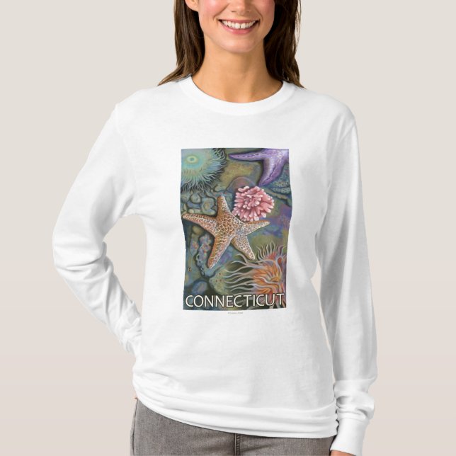 Camiseta Escena de ConnecticutTidepool (Anverso)