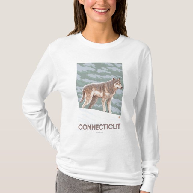 Camiseta Escena de ConnecticutWolf (Anverso)