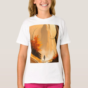 Camiseta escena de fantasía con profundidad atmosférica
