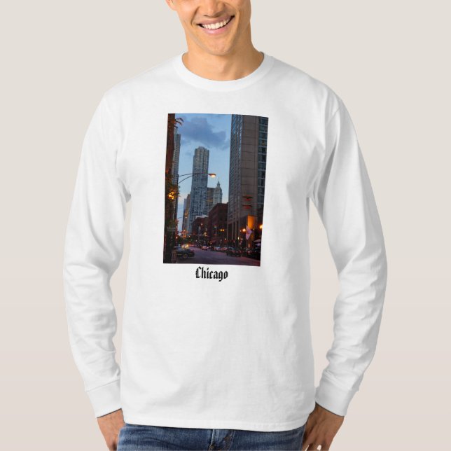 Camiseta Escena de la calle Chicago (Anverso)