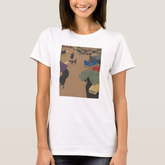 Camiseta Escena de la calle en París (Anverso)