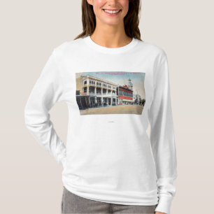 Camiseta Escena de la calle que muestra el hotel de Tremont