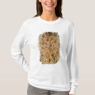 Camiseta Escena de la caza, revestimiento de madera de