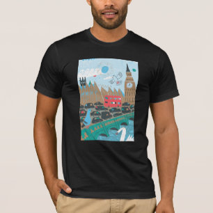 Camiseta Escena de la ciudad de Reino Unido