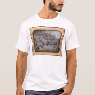 Camiseta Escena de la explotación minera del cauce del rí
