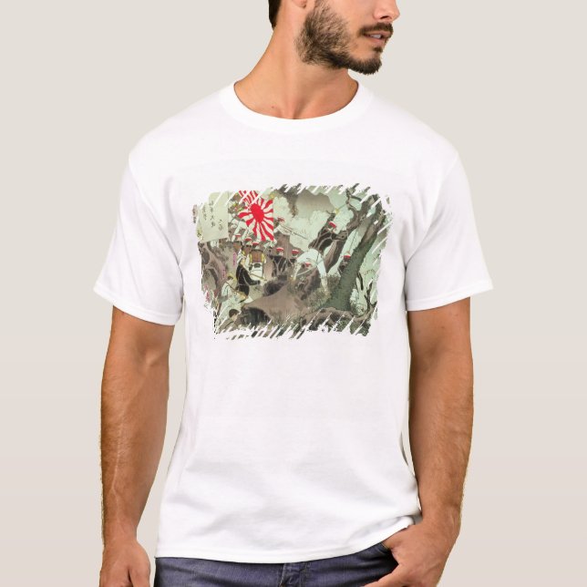 Camiseta Escena de la guerra Chino-Japonesa en Corea (Anverso)