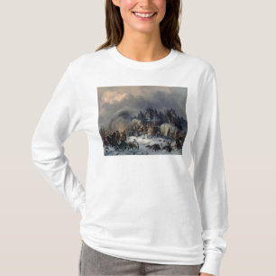 Camiseta Escena de la guerra Ruso-Francesa en 1812