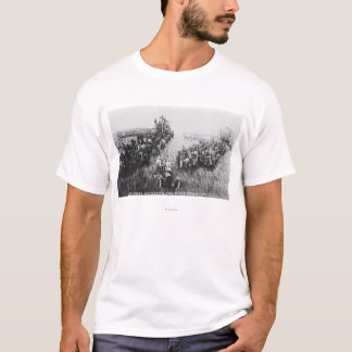 Camiseta Escena de la máquina segadora