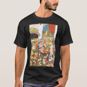 Camiseta Escena de la natividad al estilo indio