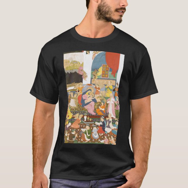 Camiseta Escena de la natividad al estilo indio (Anverso)