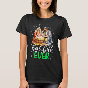 Camiseta Escena de la Natividad de Jesús Genial Cristiana M