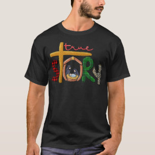 Camiseta Escena de la Natividad del Pesebre de Navidad Hist