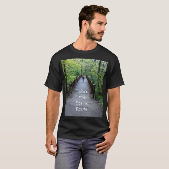 Camiseta Escena de la naturaleza (Anverso completo)