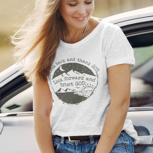 Camiseta Escena de la naturaleza Biblia Cita Ropa cristiana (Subido por el creador)
