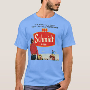 Camiseta Escena de la naturaleza de Cowboy de Schmidt Beer 