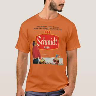 Camiseta Escena de la naturaleza de Cowboy de Schmidt Beer 