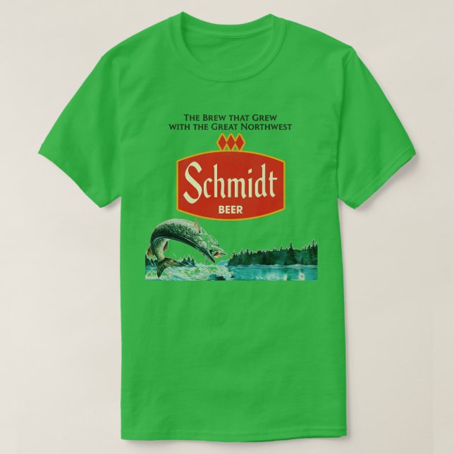 Camiseta Escena De La Naturaleza De La Pesca De Schmidt Bee (Diseño del anverso)