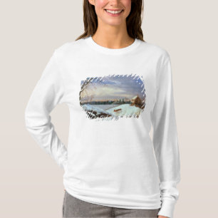 Camiseta Escena de la nieve, Nueva Inglaterra