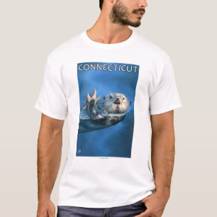 Camiseta Escena de la nutria de ConnecticutSea
