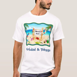 Camiseta Escena de la playa de Trinidad and Tobago Maracas