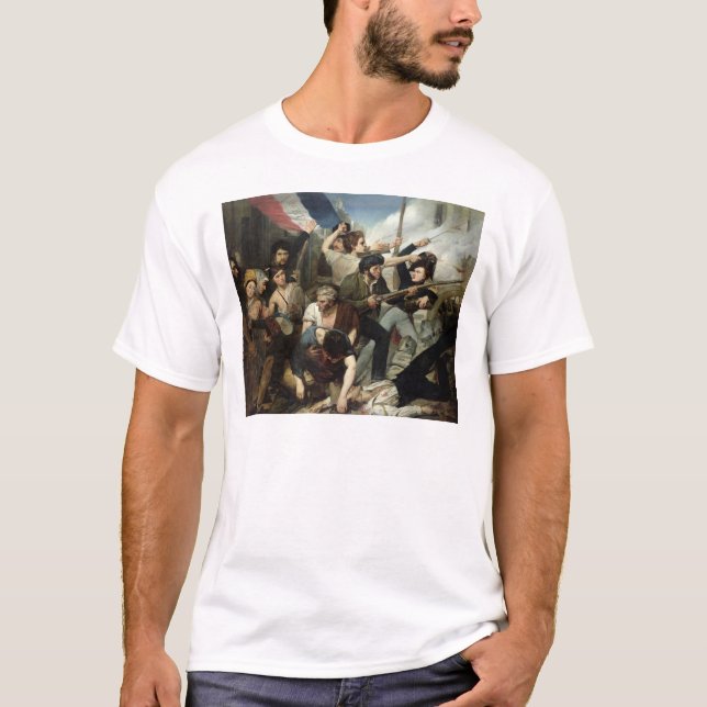 Camiseta Escena de la revolución 1830 (Anverso)