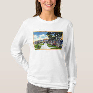 Camiseta Escena de las cabañas del parque del océano