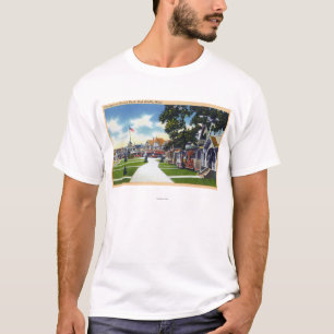 Camiseta Escena de las cabañas del parque del océano