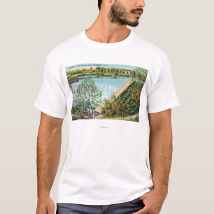 Camiseta Escena de las caídas del agua del parque de