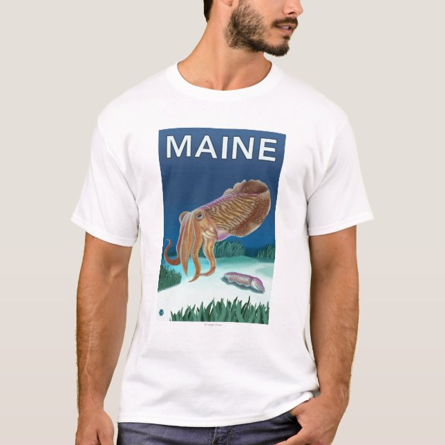 Camiseta Escena de MaineCuttlefish (Anverso)