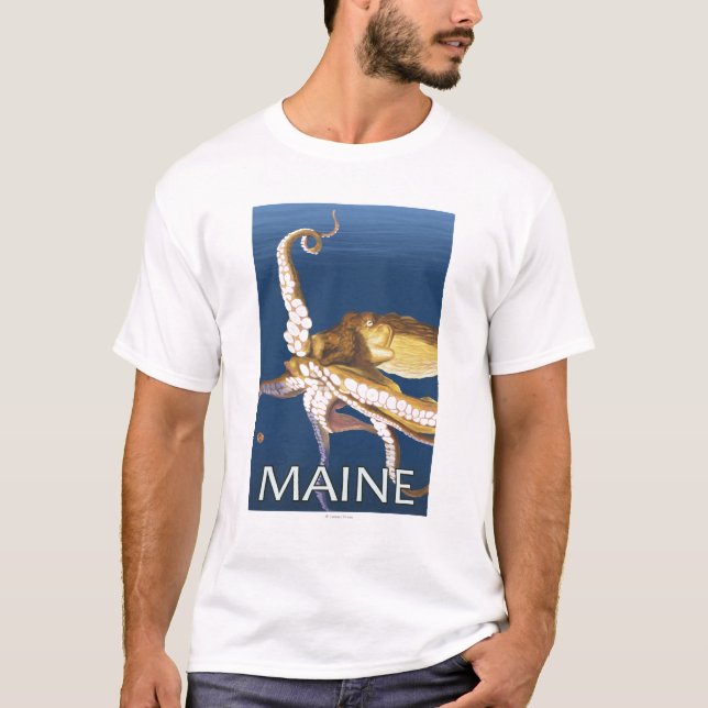 Camiseta Escena de MaineOctopus (Anverso)
