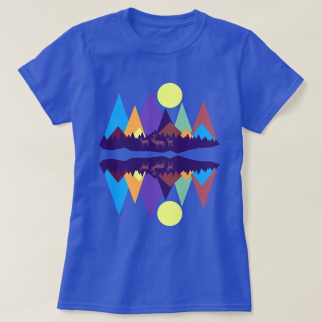 Camiseta Escena de montaña #3 (Diseño del anverso)