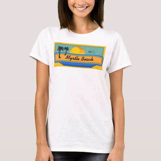 Camiseta Escena de Myrtle Beach (Anverso)