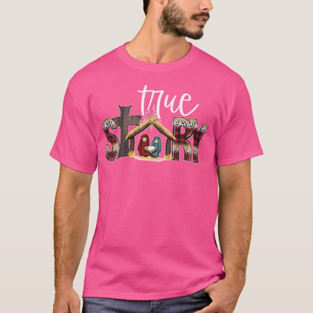 Camiseta Escena De Natividad Navidades Basados En La Fe De  (Anverso)