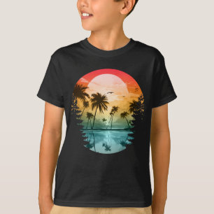 Camiseta Escena de naturaleza de playa regalo de vacaciones